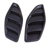 entrada aire capó coche 2PCS Coche Izquierdo Derecho Domo Capó Motor Persianas Rejillas Entrada Aire Biseles Compatible Con Jeep Para JK Para Wrangler 2007-2017