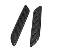 entrada aire capó coche 2PCS Pegatinas De Ventilación De Enfriamiento Capó Coche Universales Modificación Carrocería Moldura Exterior Accesorios Personalización Vehículo Decoración(Black2)