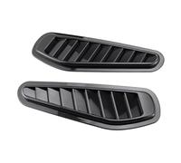 entrada aire capó coche Deflector De Insectos Universal Coche Entrada Aire Delantera Capó Rejilla Ventilación Salida Flujo Moldura Lamas Spoiler Decoración Para Turbo Capó Bonnet