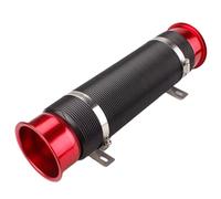 Entrada Aire Coche 1 Pieza De Tubo De Conducto Flexible Ajustable 76 MM Tubo Conducto Alimentación En Frío Tubo Entrada De Admisión De Turbo De Aire Frío Para Automóvil Tubo Manguera Admisión Aire(Roj