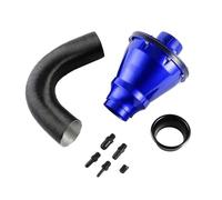 Entrada Aire Filtro Fuelle Entrada Aire Universal Para SUV Limpiador Para Frío Alto Flujo Embellecedor Filtro Cabezal Seta 3 Pulgadas/76mm Manguera Admisión(Azul)