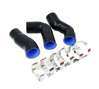 Entrada Aire Manguera De Silicona para Turbo Intercooler De para BMW E60 E61 530d 525d con Kit De Abrazaderas En T Coche Admisión Tubo Entrada Aire
