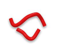 Entrada Aire Manguera Refrigerante Radiador Silicona Para Mitsubishi Para Triton ML MN L200 4D56 2.5L Para Diseal 2006-2014 2007 2008 2009 2010 2011 2012 2013(Rojo)