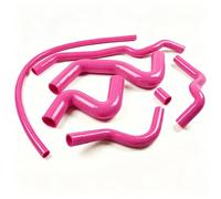 Entrada Aire Para 1998-2010 Para Peugeot 206 1.6L N6A 16V MANUAL Kit De Manguera De Radiador De Silicona 7 Piezas Manguera Admisión(Rosado)