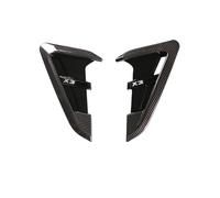 entrada aire Para BMW X3 G01 X4 G02 2018-2022 ABS guardabarros delantero coche cubierta ventilación lateral embellecedora pegatina branquias tiburón ventilación coche(Style A X3 Carbon)