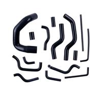 Entrada Aire Para JAGUAR XJS V12 XJ12 5.3L 1976 1977 1978 1979 1980-1996 Kit De Manguera De Calentador De Radiador De Silicona Manguera Admisión(Negro)