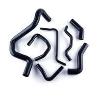 Entrada Aire Para VW MK4 Para Golf Para Bora Para Jetta 18 T Para AUM Para AUQ Para A3 S3 TT MK1 Para Octavia Kit Manguito Refrigeración Radiador Silicona Manguera Admisión(Negro)