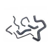 Entrada Aire Para VW Para Bora Para Jetta Para Golf MK4 18 T Para AUM Para AUQ Kit De Manguito De Refrigeración De Radiador De Silicona Manguera Admisión(Negro)