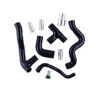 Entrada Aire Tubo Entrada Admisión 1999-2005 para VW para Bora para Jetta para Golf Mk4 1.8T para AUQ para AUM 2001-2003 para A3 Tubo Manguera Ventilación Cárter Silicona Automóvil(Negro)