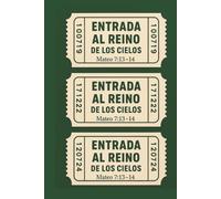 ENTRADA AL REINO DE LOS CIELOS: CUADERNO CRISTIANO DE NOTAS CON DISEÑO DE BOLETOS VINTAGE