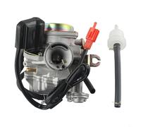 Entrada de 19 mm para carburador para scooters de 50 cc y 60 cc, compatible con ciclomotores GY6 139QMB de 49 cc, compatible con SUNL y varios modelos de scooter chino