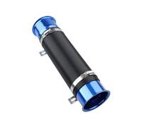 Entrada de aire frío Tubo De Entrada Aire Frío Universal 76Mm Telescópico Ajustable Para El Rendimiento Del Motor Coche(Blue)