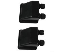Entrada de cable solar IP68 Gl | Carcasa de ABS resistente con tuerca de bloqueo M16 para vehículos recreativos | Barcos y autocaravanas | Doble alambre impermeable para montaje en techo | 2 mm²