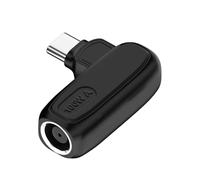 Entrada de conector cilíndrico al convertidor de energía tipo C - Puerto de salida Interfaz de suministro tipo C que proporciona entrega rápida a auriculares de computadora portátil Auriculares inalám