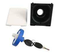 Entrada de líquido con llave compacta con sello para vehículos de viaje, aplicación marina, entrada de líquido compacta con llave con sello para aplicación marina de vehículos de viaje