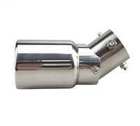 Entrada Del Tubo De Escape Del Coche, Silenciador De Punta De Escape De Acero Inoxidable Ajustable En Ángulo Ajustable, Garganta Trasera De 38-54mm(1)