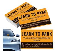 Entradas De Estacionamiento De Novedad - 50 Bolas De humor Sarcásticas, Tarjetas De Ridicular | Etiquetas Divertidas De Relleno Nota, Nota De Alerta Simulada, Cita Zinger Gag, Mensaje De