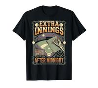 Entradas Extra después de Medianoche: Espeluznante Marcador de béisbol Camiseta