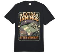 Entradas Extra después de Medianoche: Espeluznante Marcador de béisbol Comfort Colors Adult Heavyweight T-Shirt