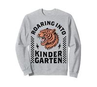 Entrando en el jardín de Infantes, Divertido Tigre de Regreso a la Escuela, niño Sudadera