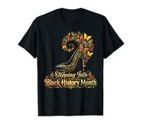 Entrando en el Mes de la Historia Negra Cultura Africana Mujeres Niña Camiseta