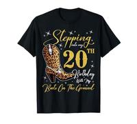Entrando en mi 20 cumpleaños con mis botas en el suelo Camiseta