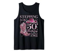 Entrando en mi 50 cumpleaños con la Gracia y la Misericordia de Dios Camiseta sin Mangas