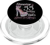 Entrando en mi 55 cumpleaños con la Gracia y la Misericordia de Dios PopSockets PopGrip para MagSafe