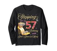 Entrando en mi 57 cumpleaños con la Gracia y la Misericordia de Dios Manga Larga