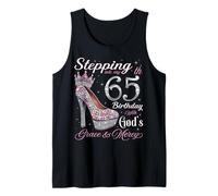 Entrando en mi 65 cumpleaños con la Gracia y la Misericordia de Dios Camiseta sin Mangas