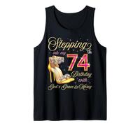 Entrando en mi 74 cumpleaños con la Gracia y la Misericordia de Dios Camiseta sin Mangas