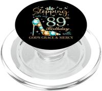 Entrando en mi 89 cumpleaños con la Gracia y la Misericordia de Dios PopSockets PopGrip para MagSafe