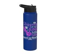 Entrando en mi cumpleaños de junio con la gracia y la misericordia de Dios Stainless Steel Insulated Water Bottle