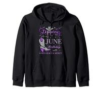 Entrando en mi cumpleaños de Junio con la Gracia y la Misericordia de Dios Sudadera con Capucha