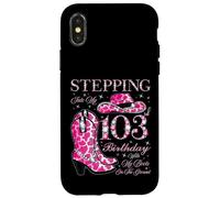 Entrando en mi cumpleaños número 103 con mis Botas en el Suelo Carcasa para iPhone X/XS