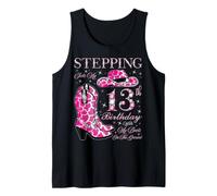 Entrando en mi cumpleaños número 13 con mis Botas en el Suelo Camiseta sin Mangas