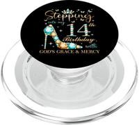 Entrando en mi cumpleaños número 14 con la Gracia y la Misericordia de Dios PopSockets PopGrip para MagSafe