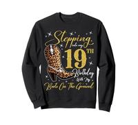 Entrando en mi cumpleaños número 19 con mis botas en el suelo Sudadera