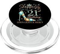 Entrando en mi cumpleaños número 21 con la Gracia y la Misericordia de Dios PopSockets PopGrip para MagSafe