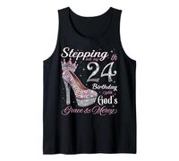 Entrando en mi cumpleaños número 24 con la Gracia y la Misericordia de Dios Camiseta sin Mangas