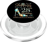 Entrando en mi cumpleaños número 28 con la Gracia y la Misericordia de Dios PopSockets PopGrip para MagSafe