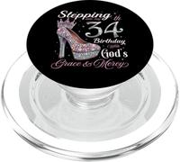 Entrando en mi cumpleaños número 34 con la Gracia y la Misericordia de Dios PopSockets PopGrip para MagSafe