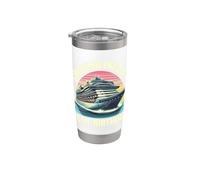 Entrando en mis vacaciones de fiesta en crucero por mi 26 cumpleaños Vaso térmico de acero inoxidable de doble pared