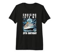 Entrando en mis Vacaciones de Fiesta en Crucero por mi cumpleaños número 19 Camiseta Premium