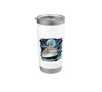 Entrando en mis vacaciones de fiesta en crucero por mi cumpleaños número 19 Vaso térmico de acero inoxidable de doble pared