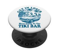 Entrar en Loser Tiki Bar Hawaii Meme Tiki Vibes Juego de Palabras Funny Goose PopSockets PopGrip Adhesivo