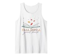 Entrar EN UN Buen Lector Lector Otoño Leyendo Libros Meme Camiseta sin Mangas