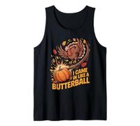 Entré como Un Butterball Divertido Meme De Pavo De Acción De Gracias Camiseta sin Mangas