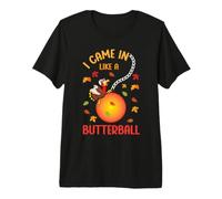 Entré como un Divertido Día de Acción de Gracias de Acción de Gracias de Butterball Camiseta Premium