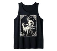 Entre la travesura y la Amenaza demoníaco ilustración Camiseta sin Mangas